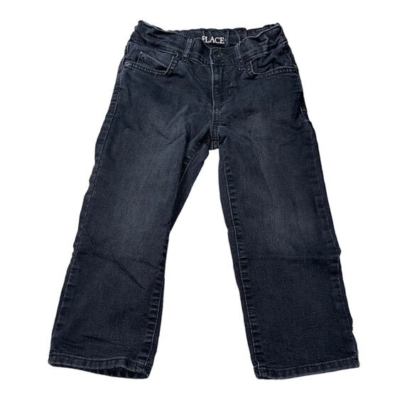 The Children’s Place Black Stretch Straight Jeans - Picture 1 of 4